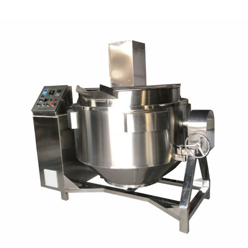 200 Liter Stainless Steel Tiltable Electric Steam Gas Heating Stirring Jacketed Cooking Kettle With Agitator