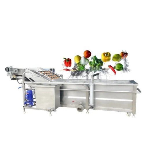 Fruit vegetables bubble cleaning machine