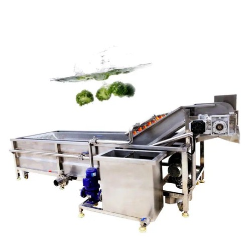 Fruit vegetables bubble cleaning machine