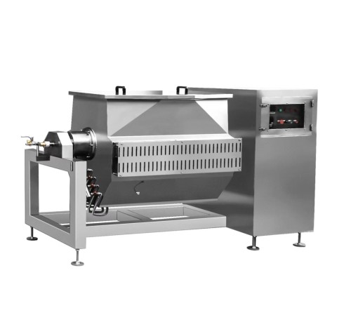 Industrial Steam Heating Vacuum Cooker Bean Paste Jam Horizontal Vacuum Cooking Machine Mixer